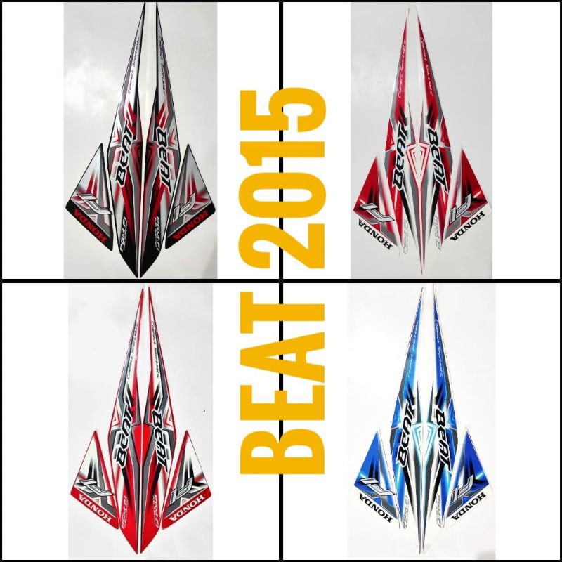 Striping motor / les body Honda Beat FI 2015