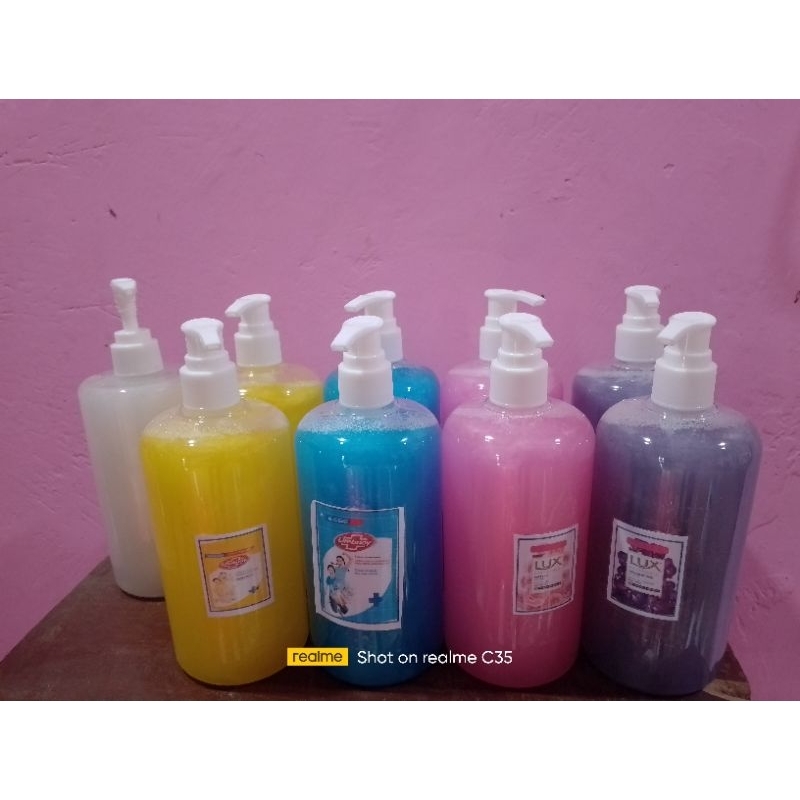 Sabun Mandi Cair Shinzui , Lifebouy , Lux Repack Botol Pump 500ML