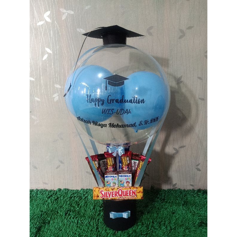 snack balon wisuda / hadiah wisuda / hampers wisuda