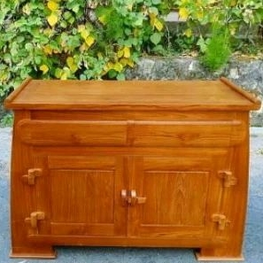 Buffet bufet bifet tv meja tv kayu jati perhutani grade A minimalis antik jepara mebel laci 2 lemari