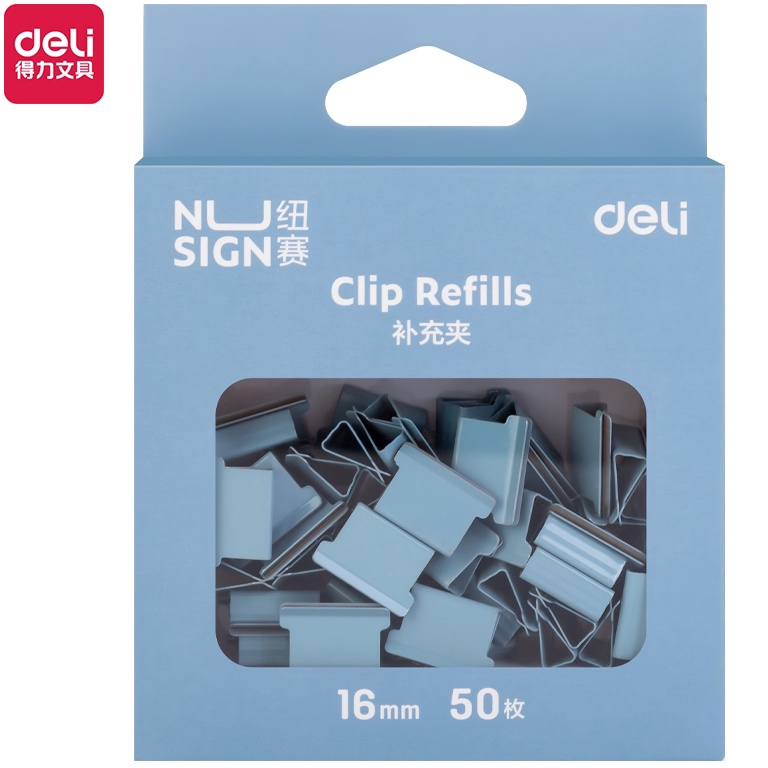 

GROSIR Nusign Fastener Clip Refill Refill Binder Clip Isi Penjepit Kertas Otomatis Isi 5 Kapasitas 4 Lembar NS86