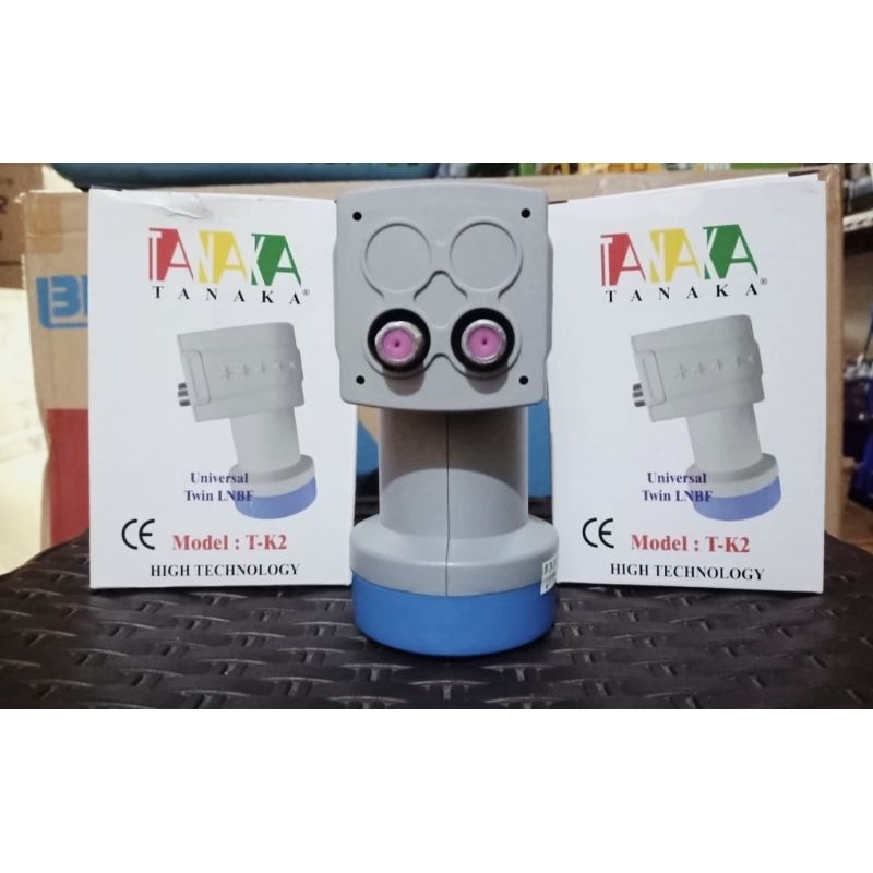 LNB KUBAND DUAL OUTPUT TANAKA LNB DOBEL