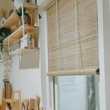 Tirai jendela bahan bambu pilihan