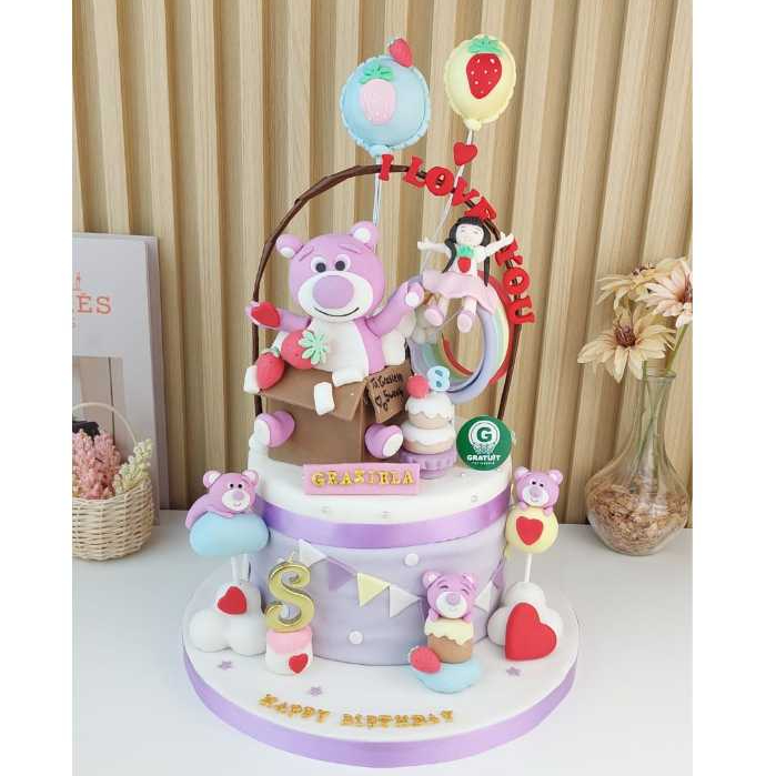 

KUE ULANG TAHUN TEMA LOTSO DIA. 20CM
