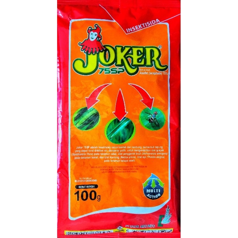 INSEKTISIDA JOKER 75 SP - 100 gram Bahan aktif  Asefat 75 %