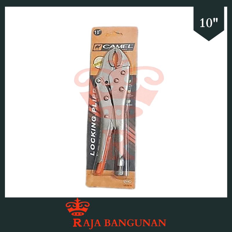 Camel Tang Buaya / Jepit Tang / Kunci Tang Buaya / Tang Jepit Serbaguna Setel - 10"
