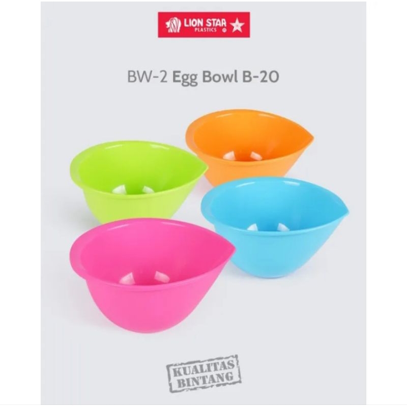Baskom Adonan Plastik Lion Star Egh Bowl Bakul Telur Baskom Adonan