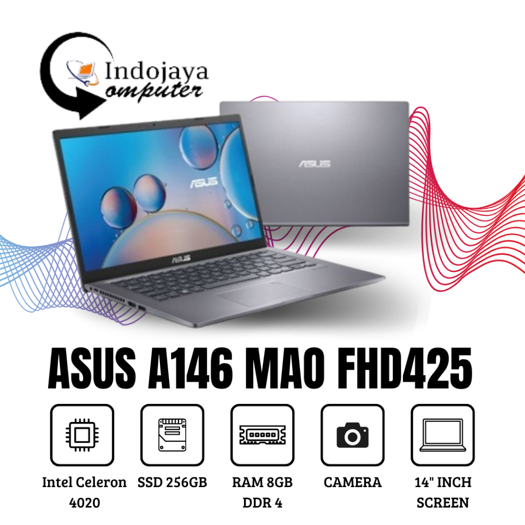 ASUS VIVOBOOK A416MAO FHD425 N4020 8GB 256SSD W11+OHS 14.0FHD