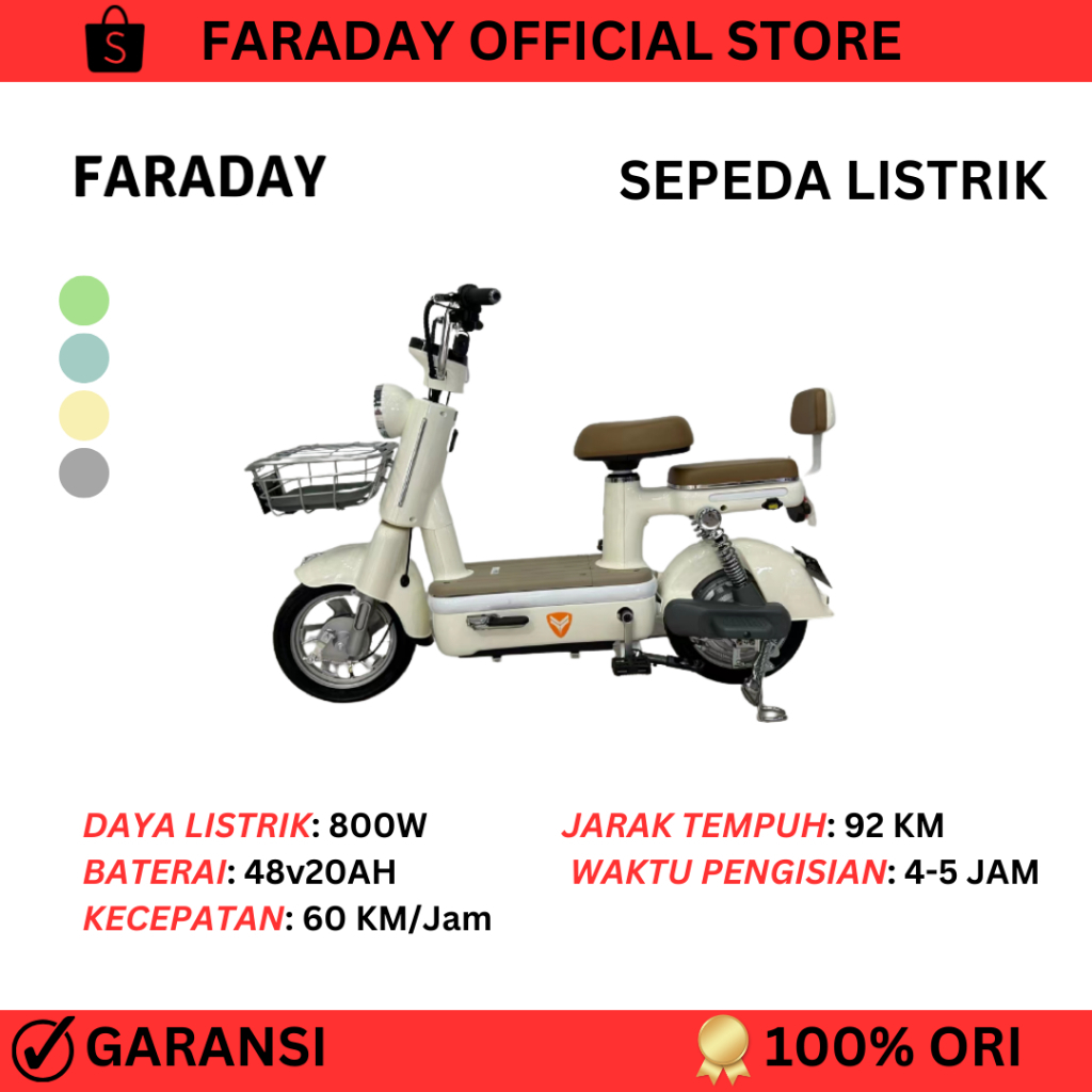Sepeda Listrik FARADAY F2-2