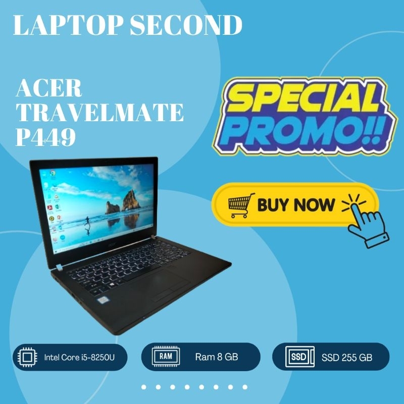 Laptop Acer TRAVELmate Core i5 Ram 8 GB