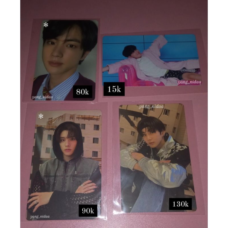 photocard seokjin MOTS 7 Jhope rebahan be essential BTS