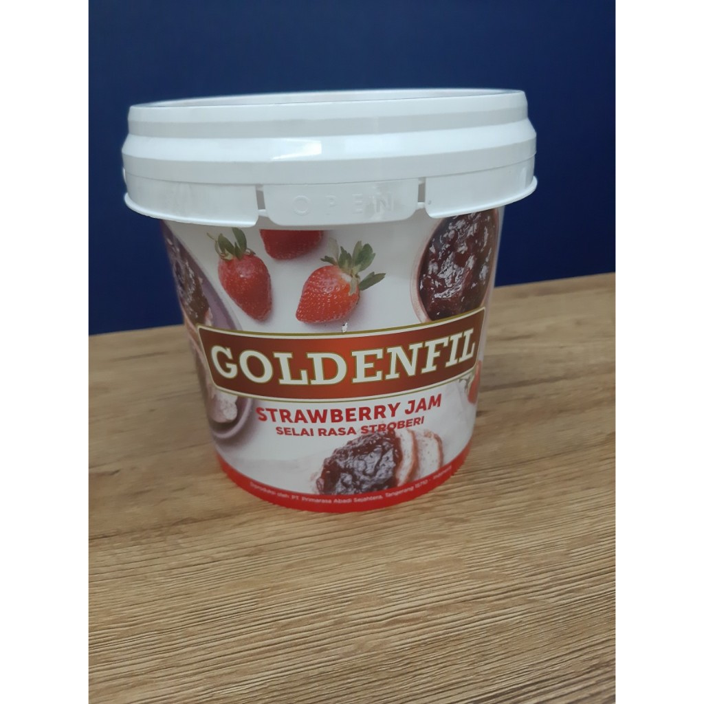 

Goldenfil Strawberry Repack / selai strawberry goldenfil