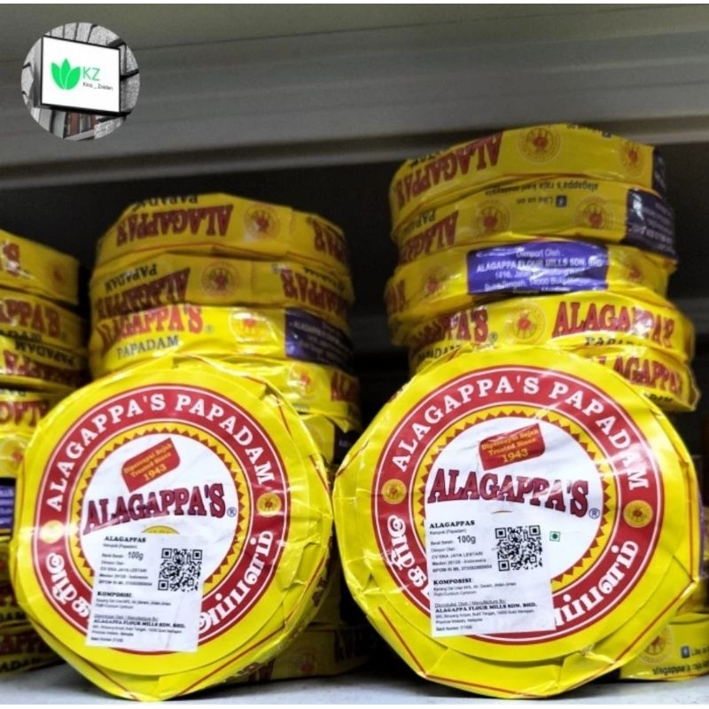 

Alagappa's Papadam 100gr| Kerupuk India