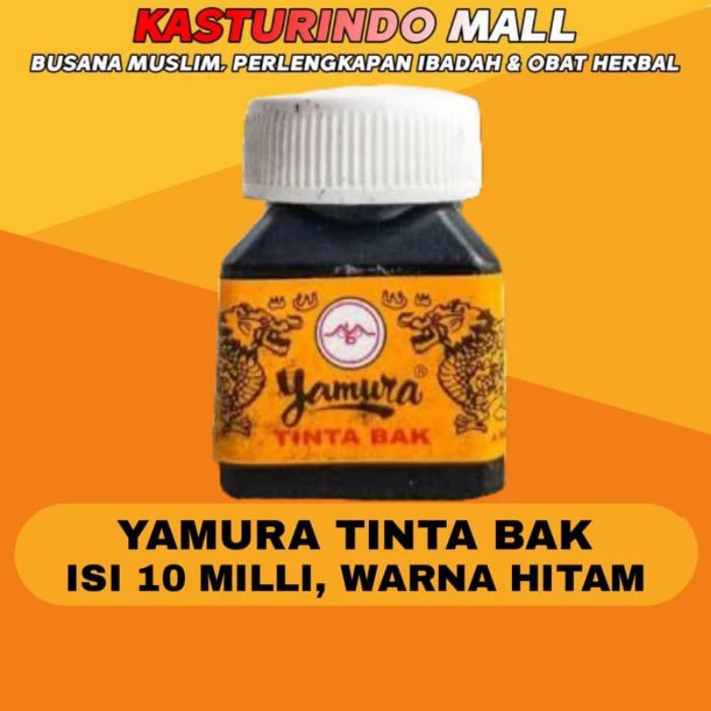 

Tinta Kaligrafi Yamura Cina Bak Hitam Isi 10 Ml