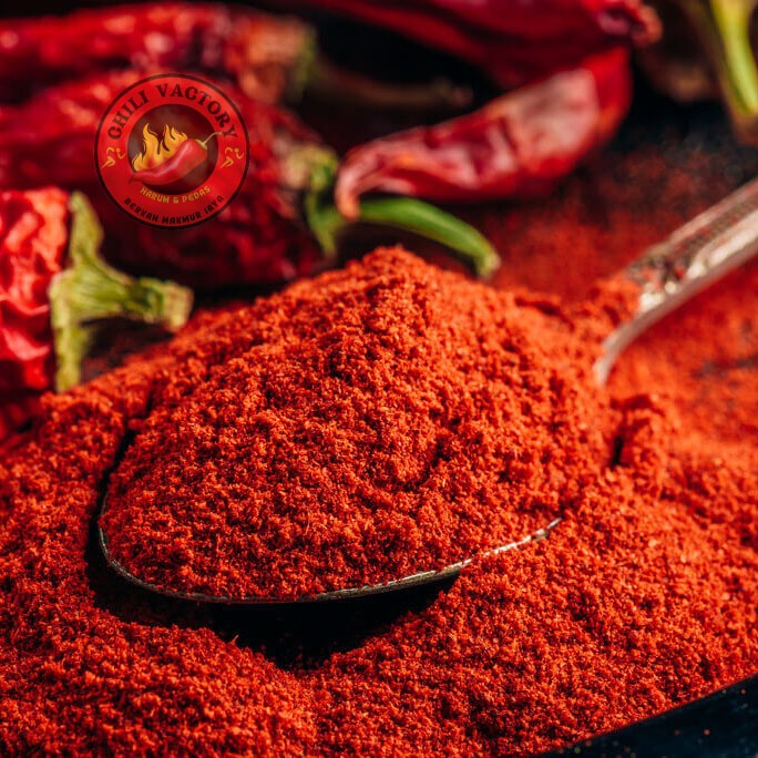 

CHILI VACTORY - Red Hot 100g / Cabai Bubuk Extra Rempah / Cabe bubuk Pedas