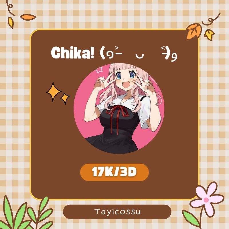 rental Cosplay Chika fujiwara