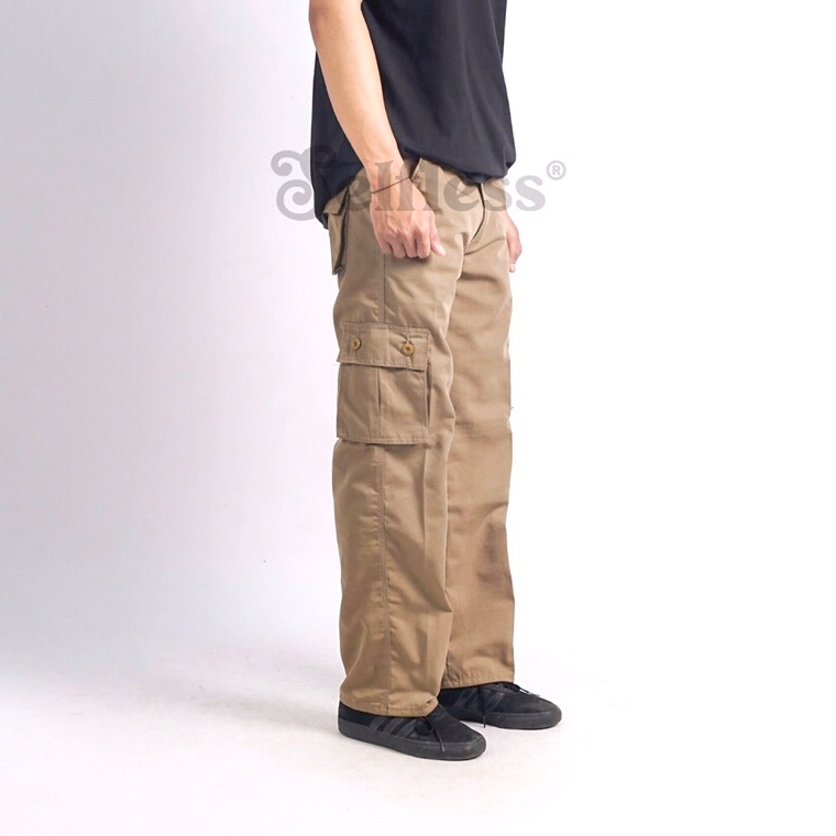 BEST SELLER Selfless  Celana Cargo Panjang Reguler Straight Loose Fit Standar Pria Cargo Kargo Tacti
