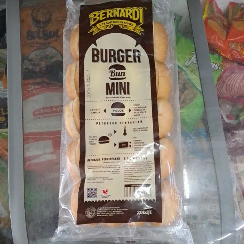 

ROTI BURGER BERNARDI MINI ISI 20