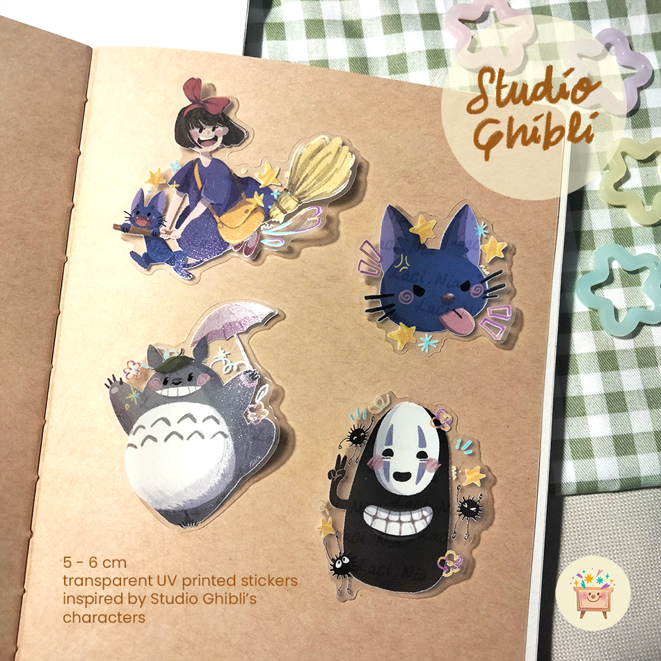 Ghibli Character - Transparent Stickers | by Laci.Nia