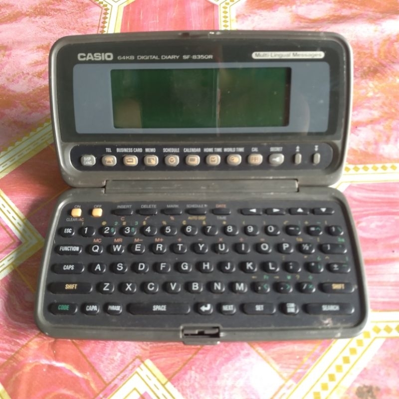 

casio diary mirip laptop barang jadul unik langka vintage lawas