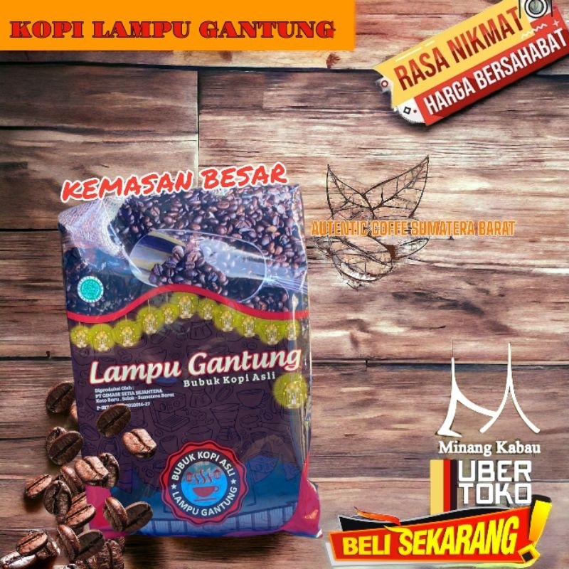

Kopi padang asli Lampu Gantung 160 GRAM