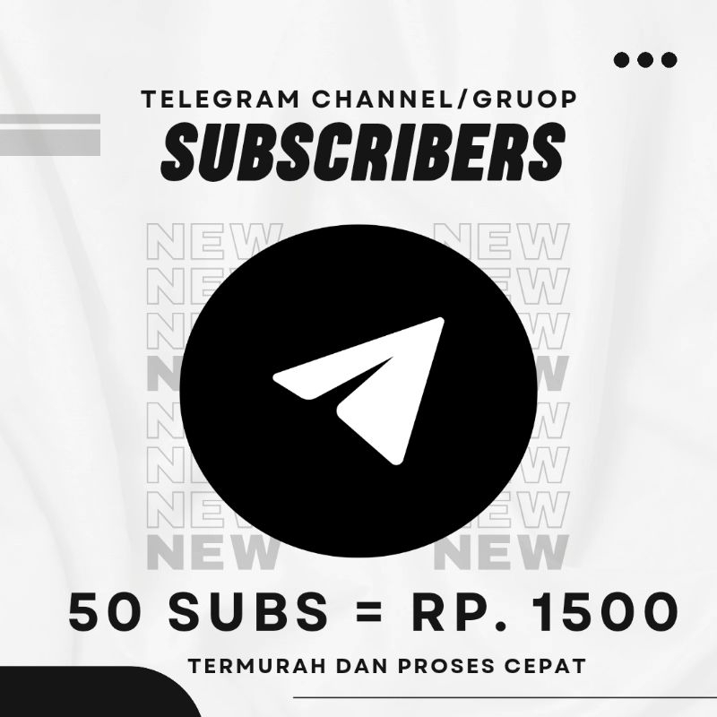 TELEGRAM Subscriber Channel/Group Member Termurah