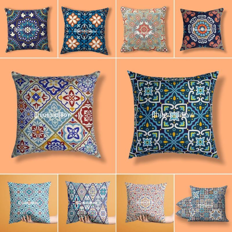 Sarung Bantal Sofa 40x40 Ramadhan Aesthetic Boho Arabic Maroko Turki