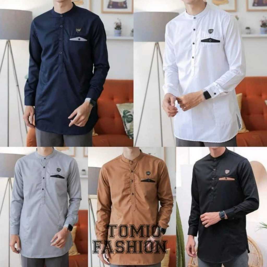 Baju koko pria lengan panjang / koko kurta high quality / baju koko / kemeja koko lengan panjang / k