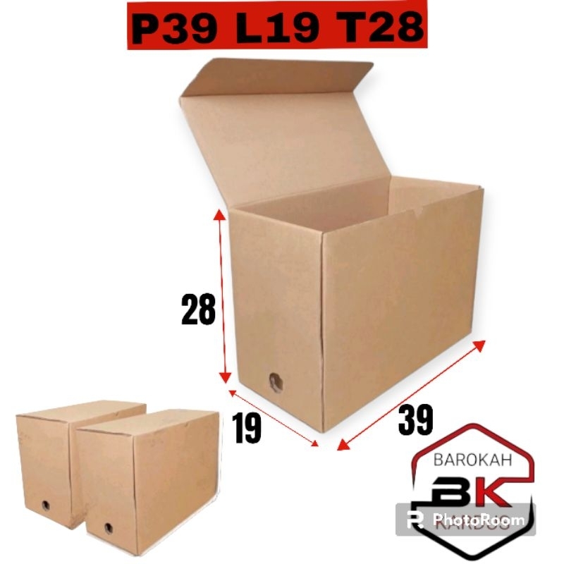 

Box Arsip / Dokumen Polos Ukuran 39x19x28 Cm / Kualitas Premium Tebal