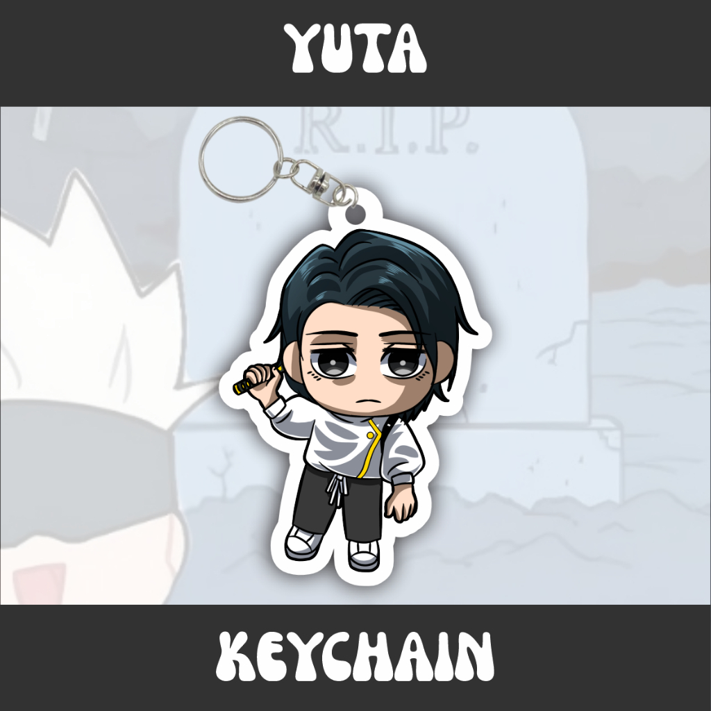 GANTUNGAN KUNCI  YUTA OKKOTSU | JUJUTSU KAISEN | RIKA | AKRILIK 3MM