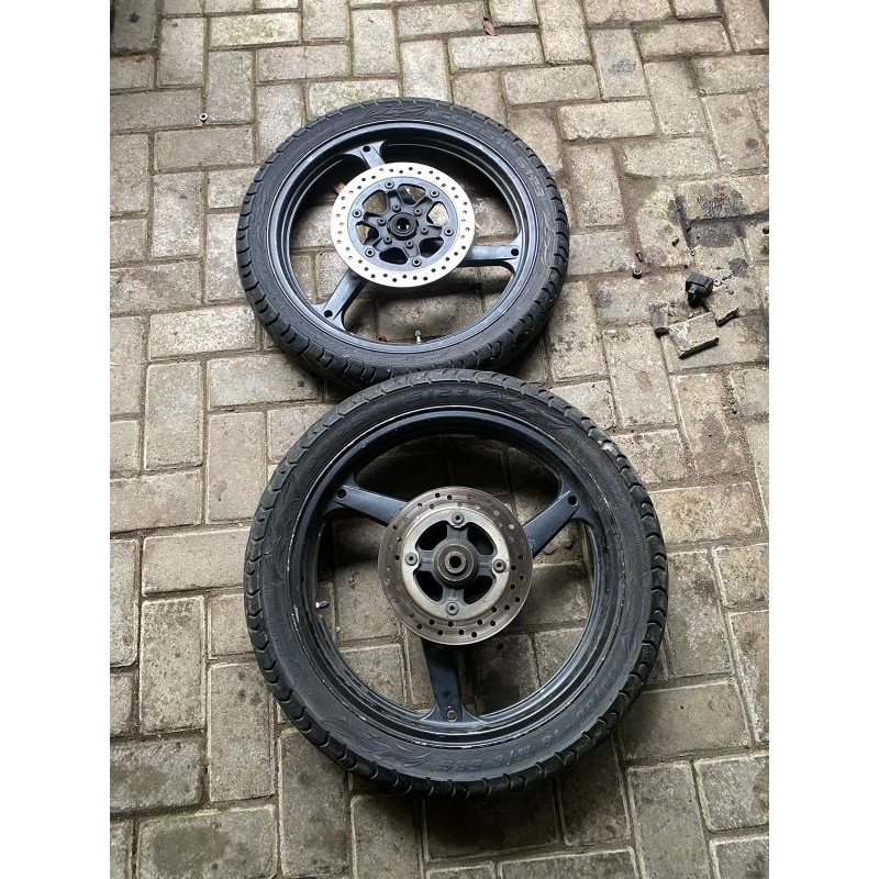 VELG/PELEK RACING ORIGINAL TIGER REVO depan belakang