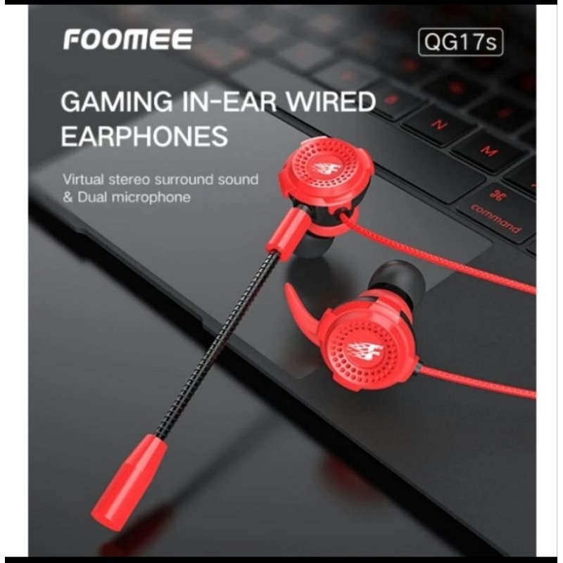 Foomee QG17S , Headset Gaming Earphone Gaming Headphones