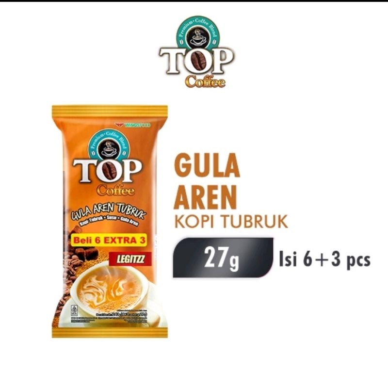 

TOP COFFEE KOPI TUBRUK GULA AREN 9PCS