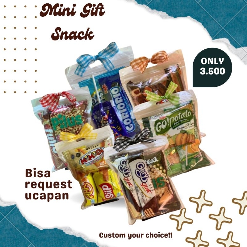 

(READY) MINI GIFT KADO WISUDA KADO SEMPRO KADO ULANG TAHUN ULTAH MINI GIFT MURAH MERIAH BISA CUSTOM TULISAN KADO SNACK MURAH