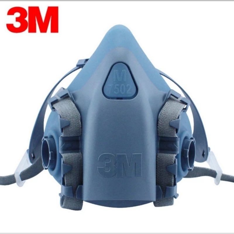 Masker Kimia 3m Half Respirator Double Catried/Masker 3m 7502 Half Respirator/Masker 3m 7502