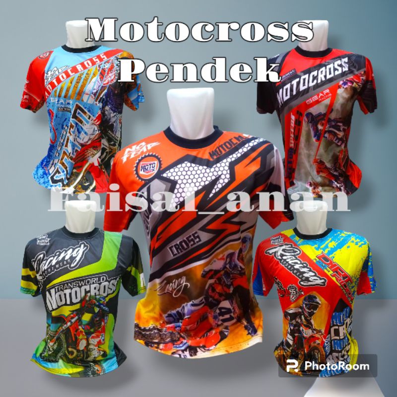 KAOS // KAOS BALAP// BAJU BALAP// DRAG BIKE//MOTOR CROSS//KAOS BALAP LENGAN PENDEK//COD
