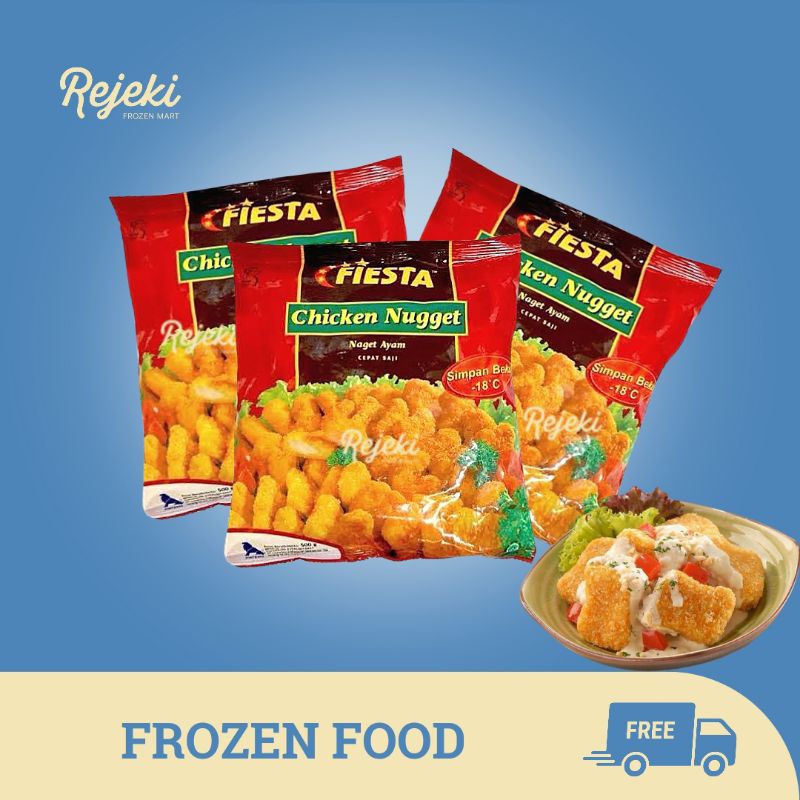 Fiesta Chicken Nugget Pok Pok Cheesy Lover Spicy Wing Crispy Bubble - Rejeki Frozen Moyo
