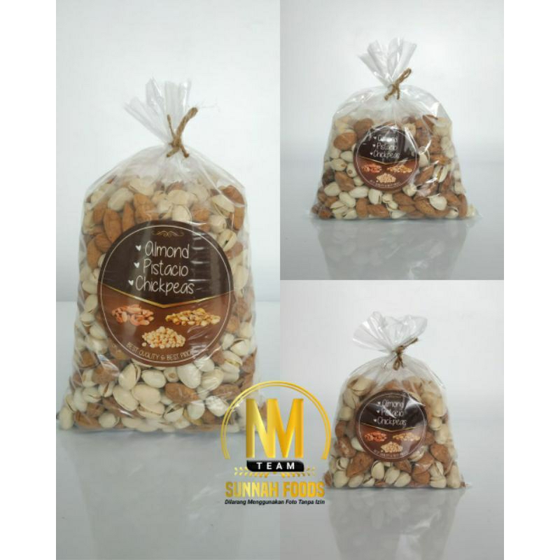 

Mix Almond Pistachio kemasan plastik