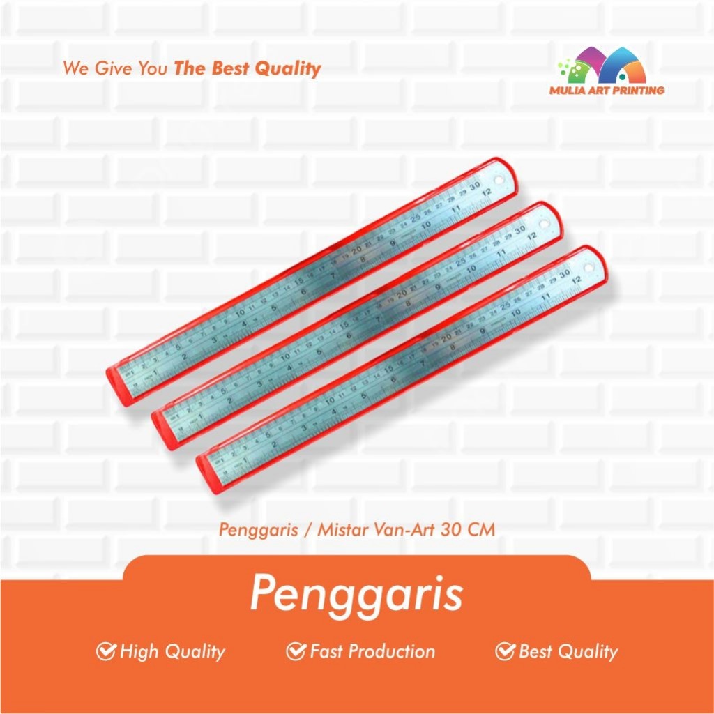 

PENGGARIS BESI 30 CM