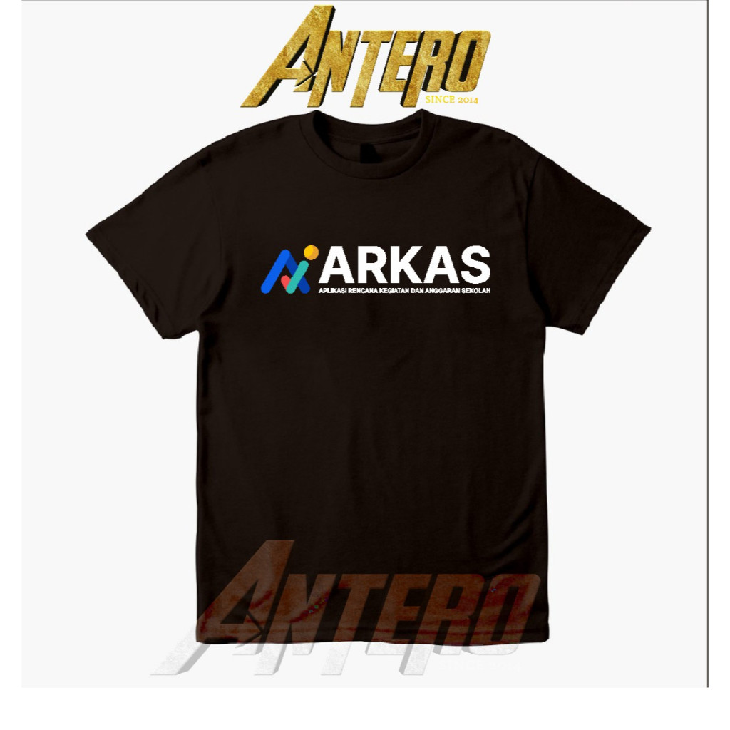 Kaos Arkas Aplikasi Rencana Kegiatan dan Anggaran Sekolah Logo Baru