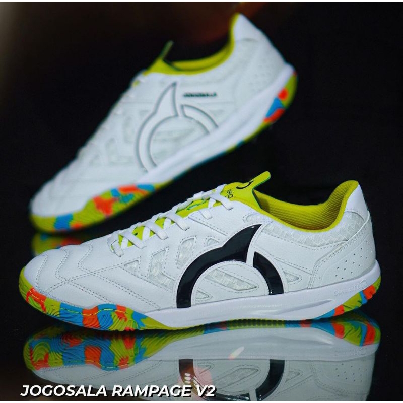 SEPATU FUTSAL ORTUS JOGOSALA RAMPAGE V2 IN ( Dua Warna)