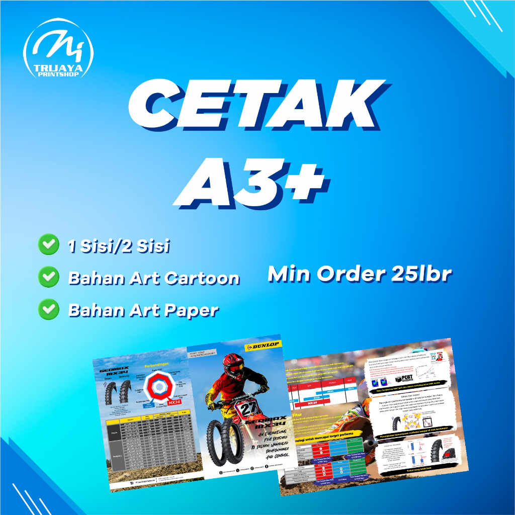 CETAK A3+ ART CARTOON ART PAPER KERTAS CETAK OFFSET HIGH RESOLUTION