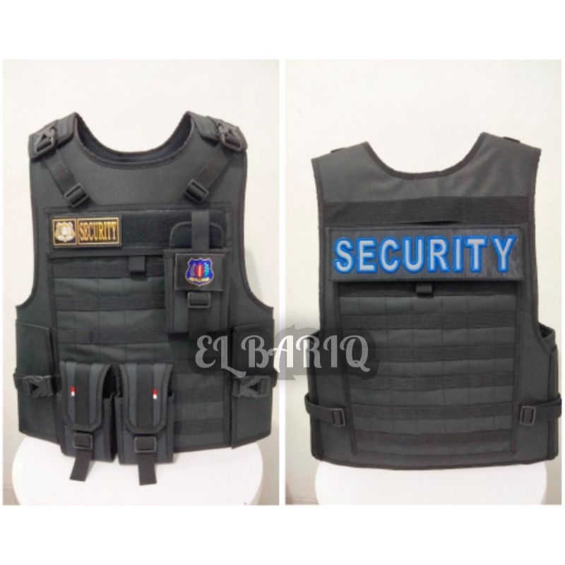 rompi angin security/satpam rompi anti angin security rompi body vest security rompi security hitam 