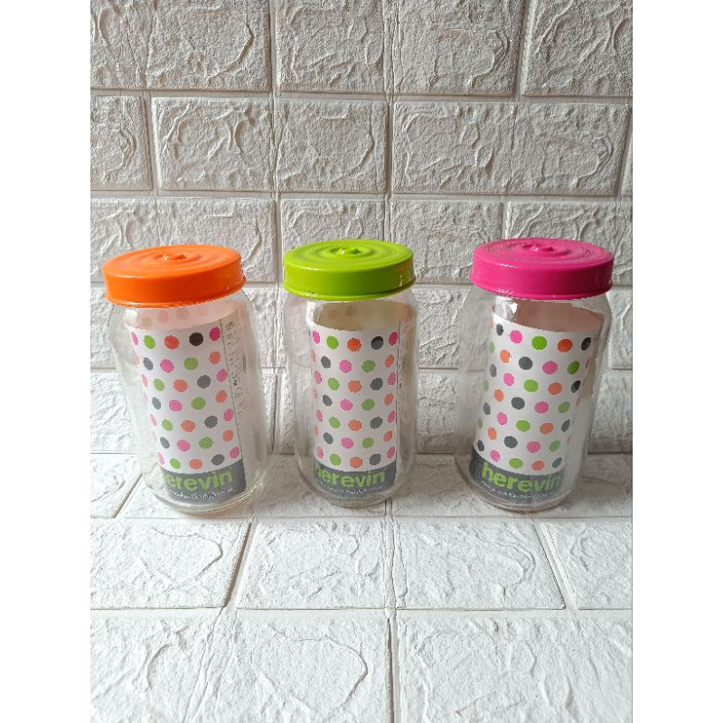 TOPLES KACA BULAT POLOS HEREVIN