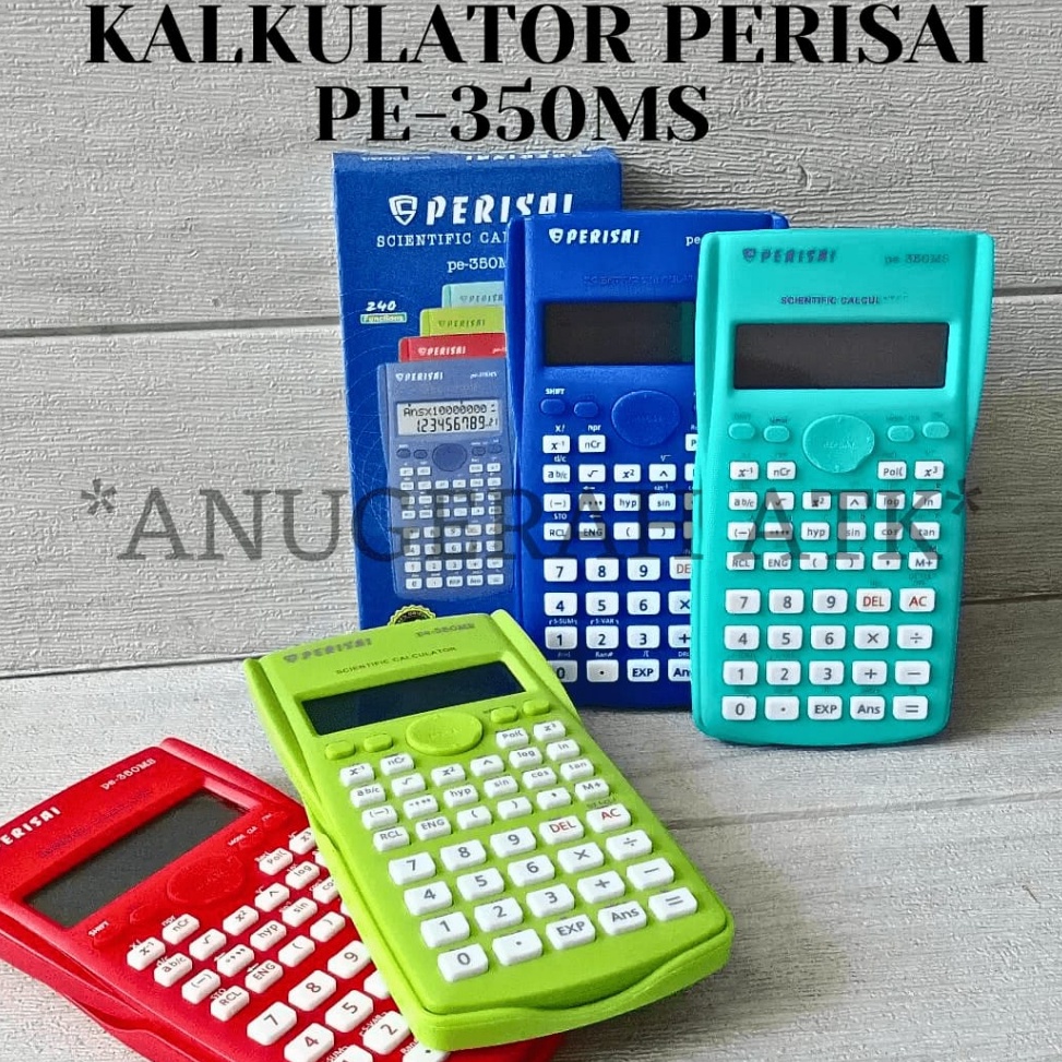 

ART C75A Kalkulator Calculator SIN COS TAN Merk PERISAI Scientific PE35 Warna Bergaransi