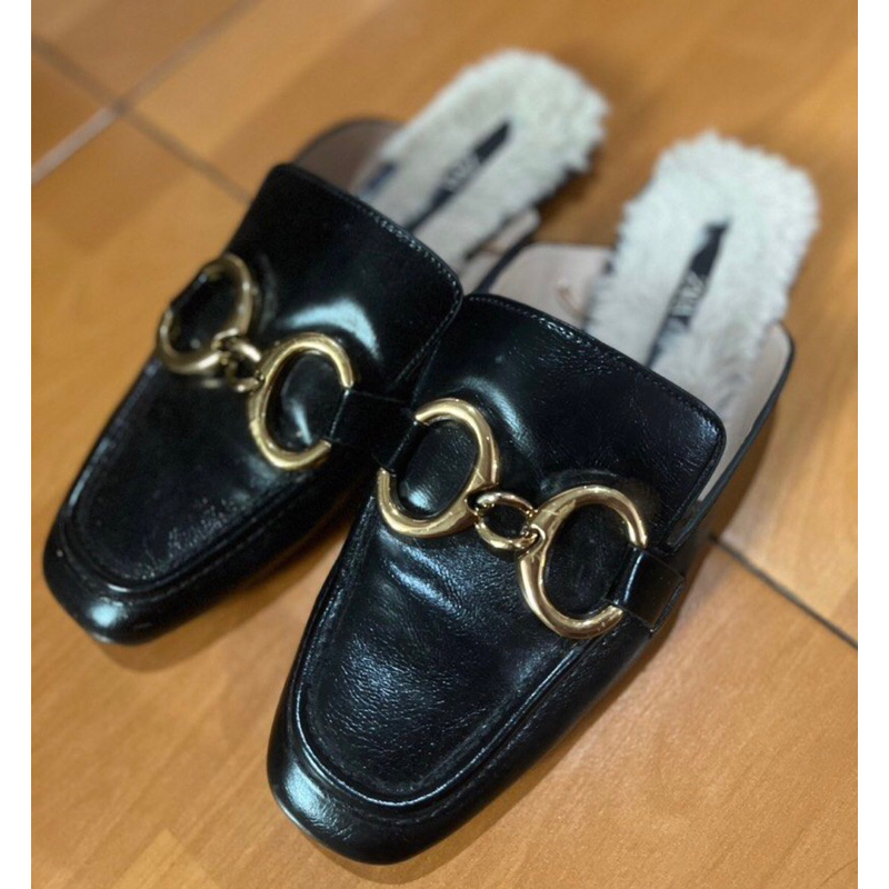 flat sandal sepatu Zara original