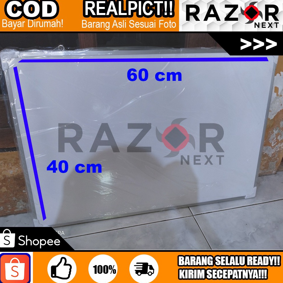 

ART W48A Papan Tulis 2 Fungsi Whiteboard dan Blackboard BolakBalik Hanya 1 Papan Bisa COD Bisa Spidol Dan Kapur Ukuran 6 cm x 4 cm Murah 1 Pcs Furniture Rumah