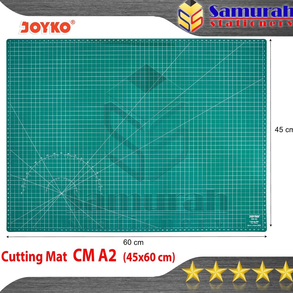 

ART K39Y Cutting Mat Joyko Ukuran A2 Alas Cuting Potong Kertas Tatakan Cutter Hijau CMA2 Besar