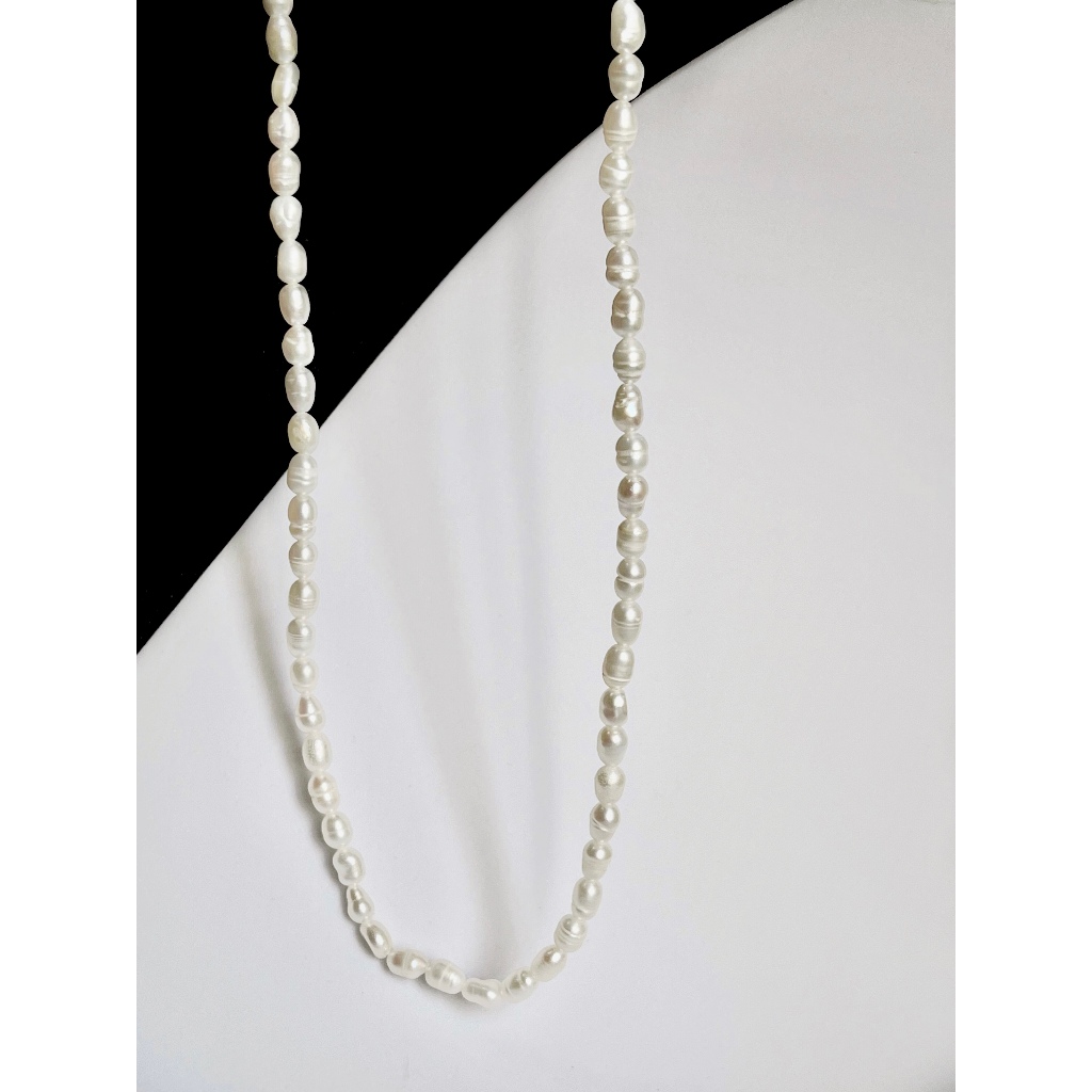 VENICE Necklace - Cultured Pearl Choker Necklace [Kalung Mutiara Asli]