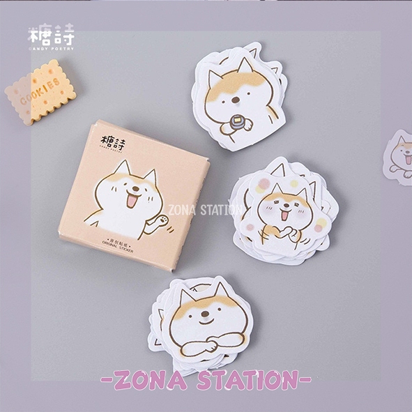 

[ZS] 45 PCS / Sticker Dog Cute Decorating Journaling Scrapbook